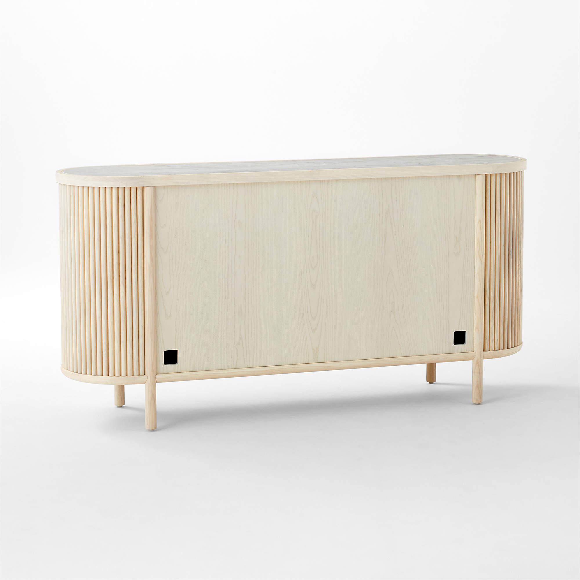 Cypress White washed Wood Credenza thumbnail 5