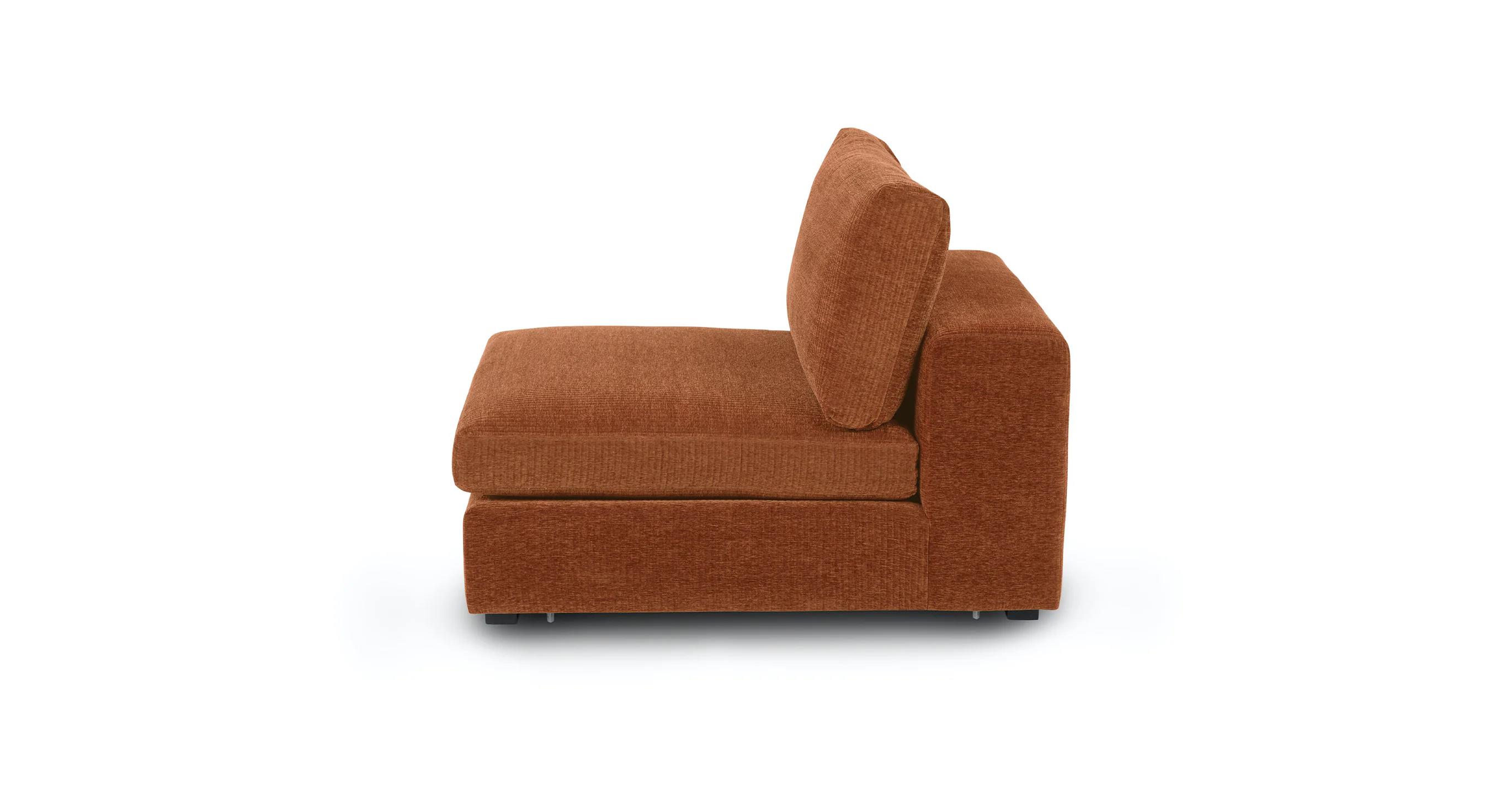 Beta Rowan Orange Armless Chair Module thumbnail 3