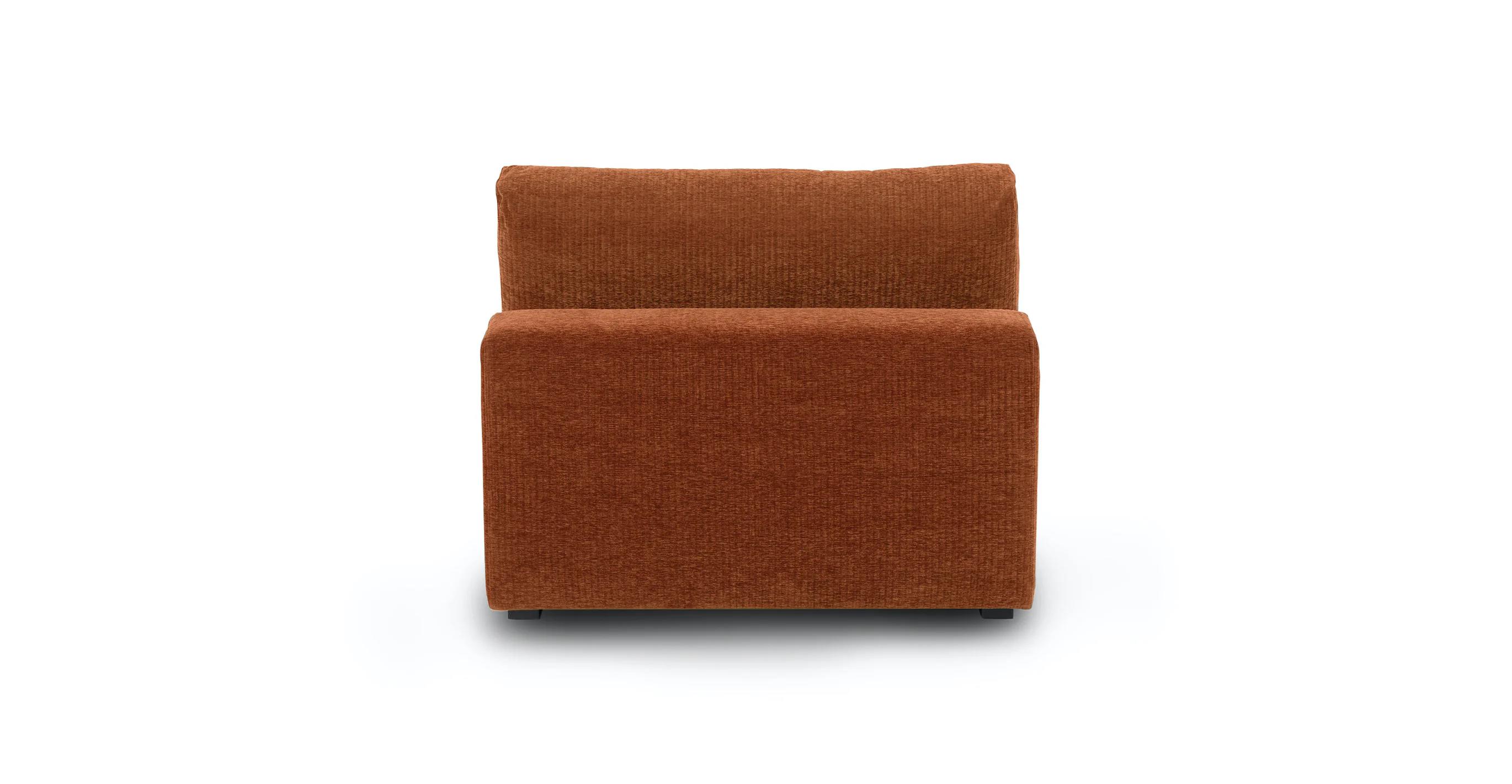 Beta Rowan Orange Armless Chair Module thumbnail 4