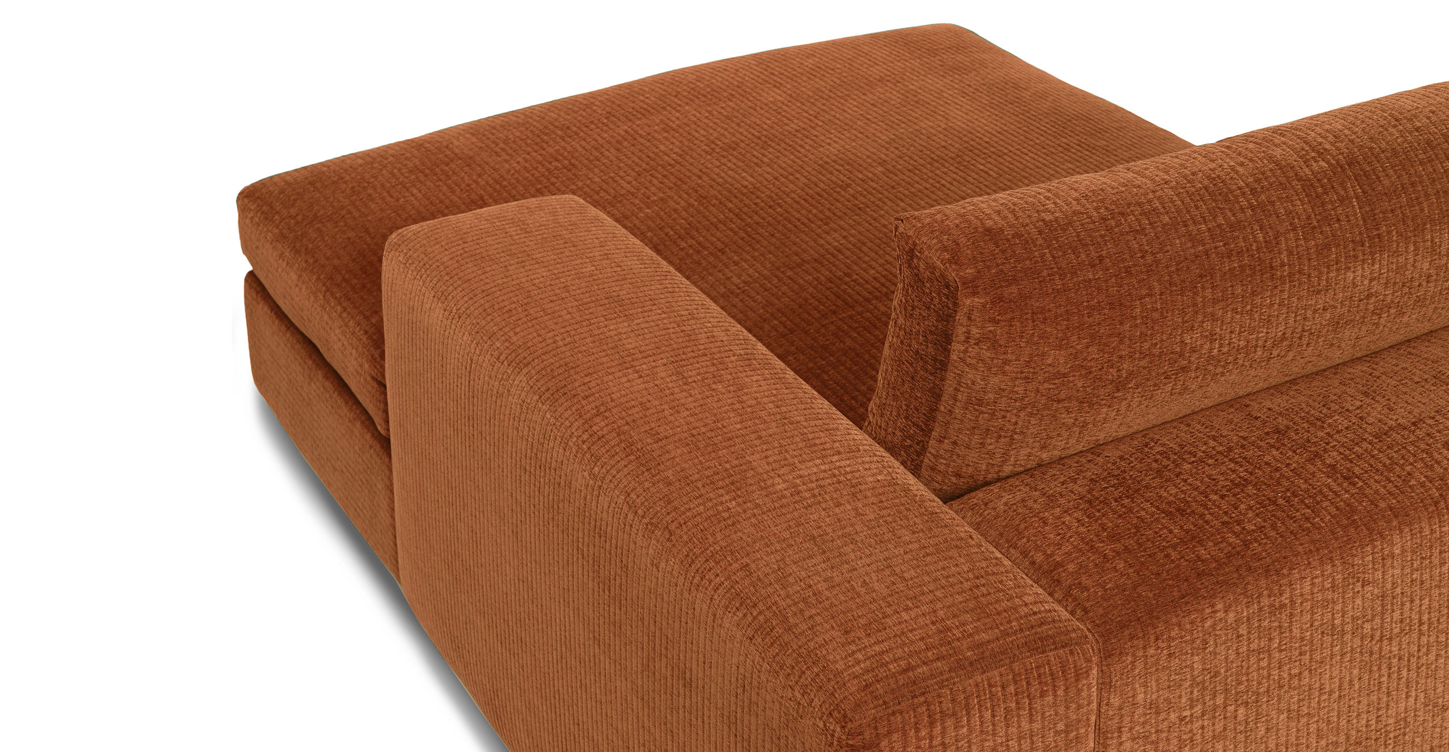 Beta Rowan Orange Right Chaise thumbnail 8