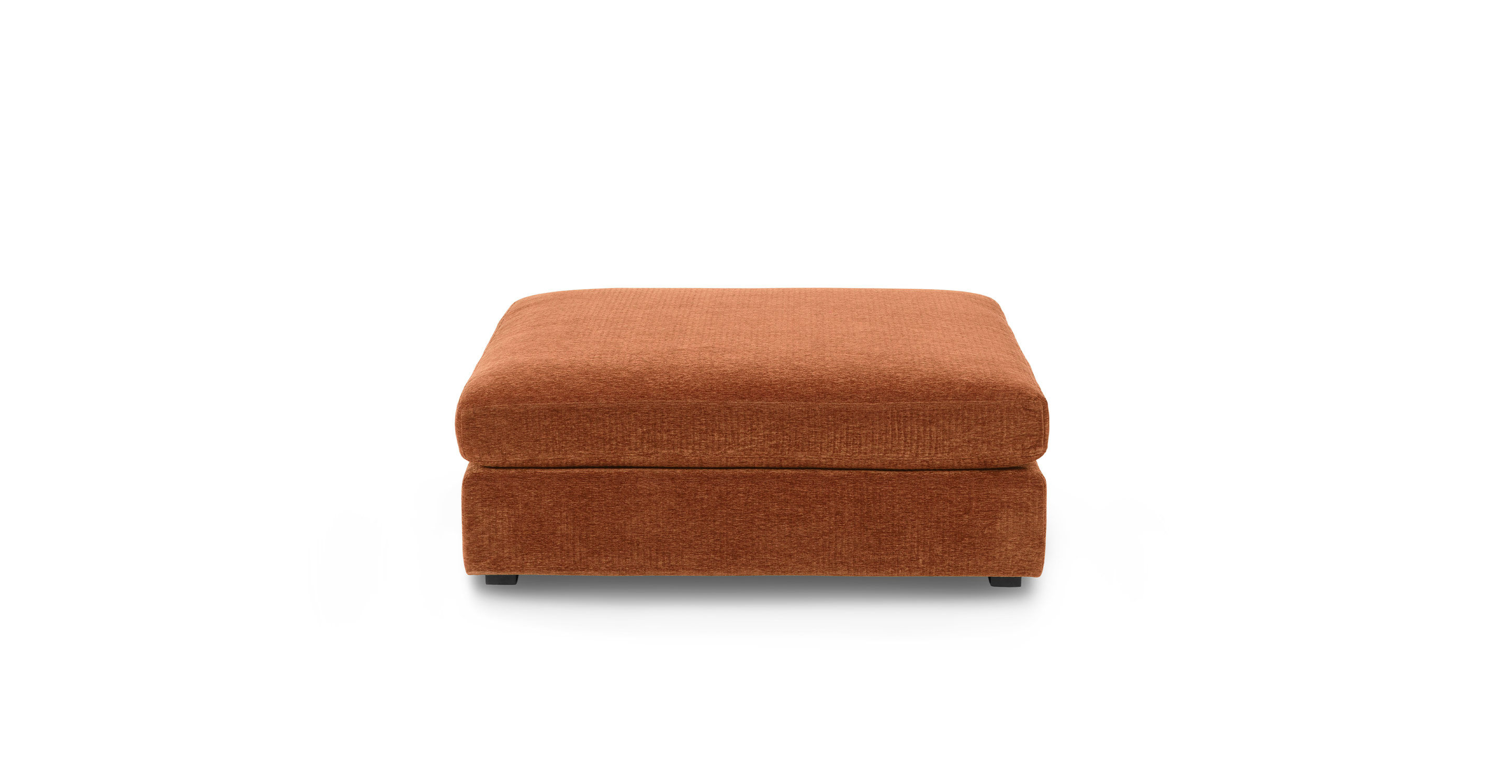 Beta Rowan Orange Ottoman thumbnail 3