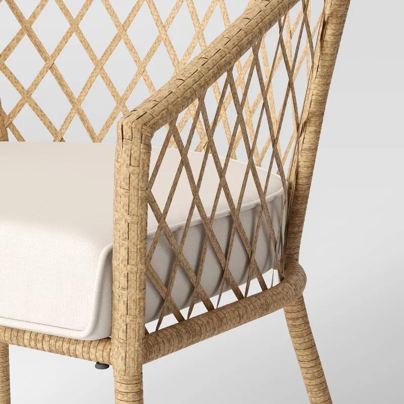 Exmore 2pk Barrel Patio Dining Chairs thumbnail 3