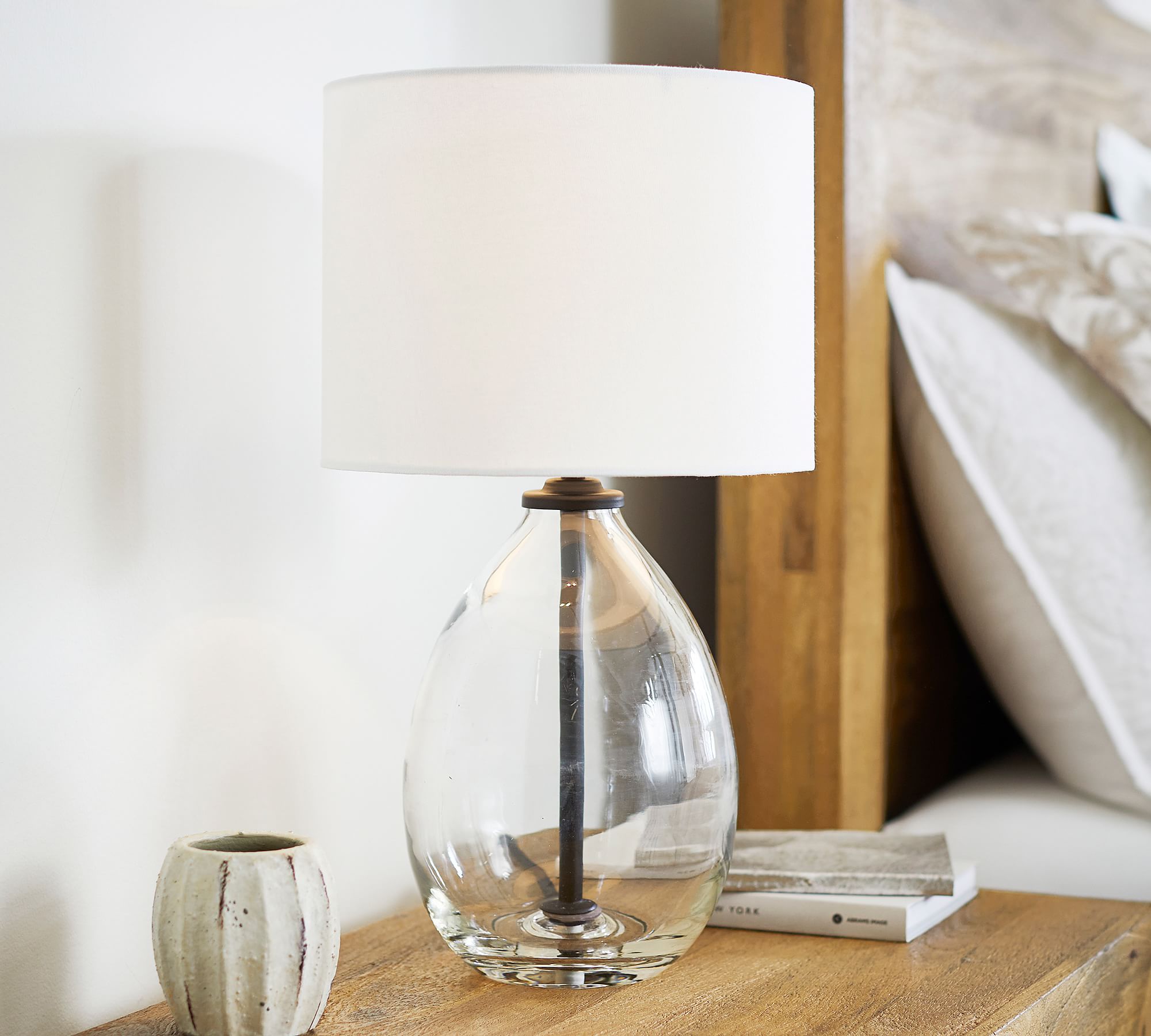 Bennett Recycled Glass Table Lamp thumbnail 3
