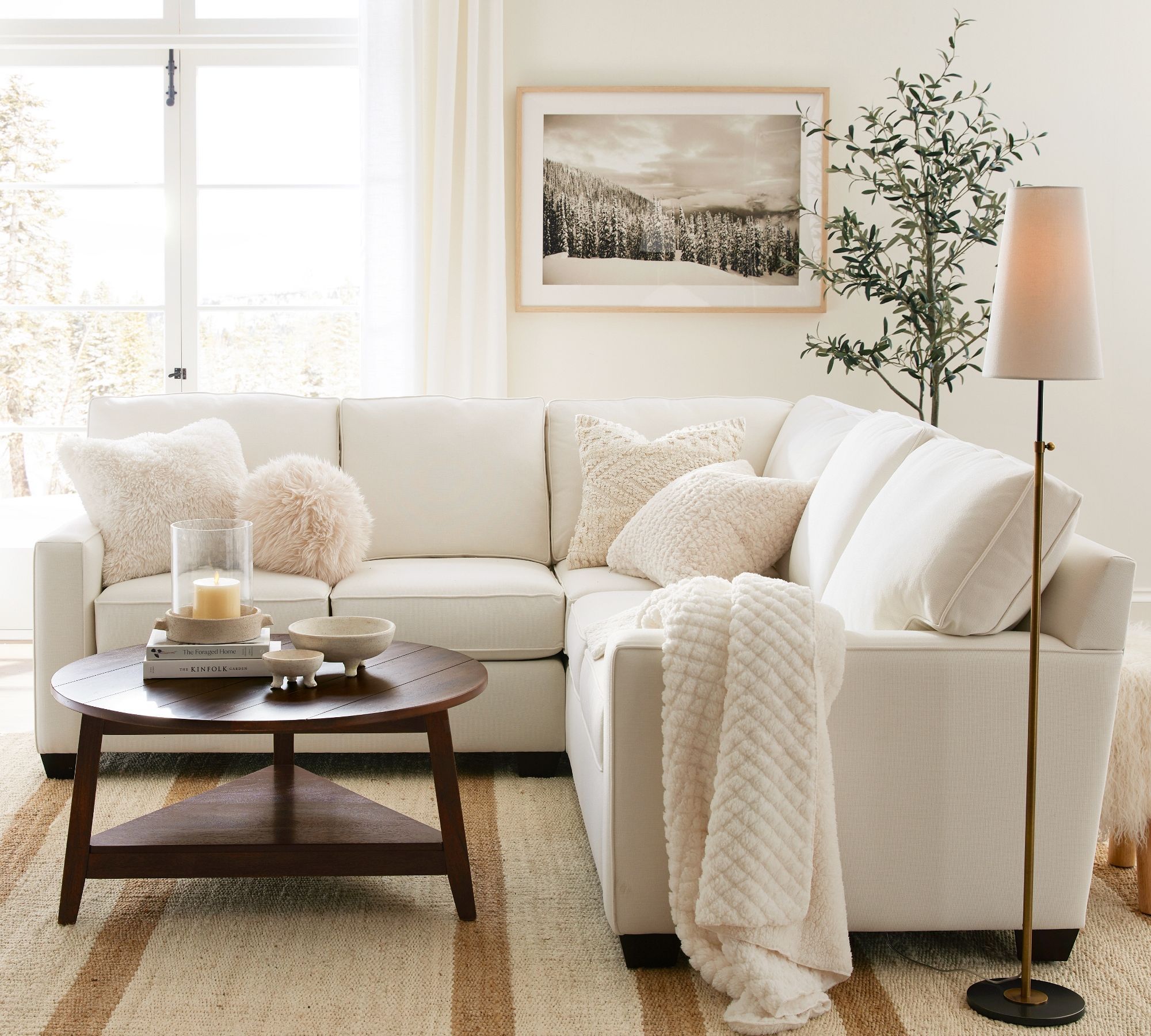 Buchanan Square Arm 3-Piece L-Shaped Sectional (93") thumbnail 2