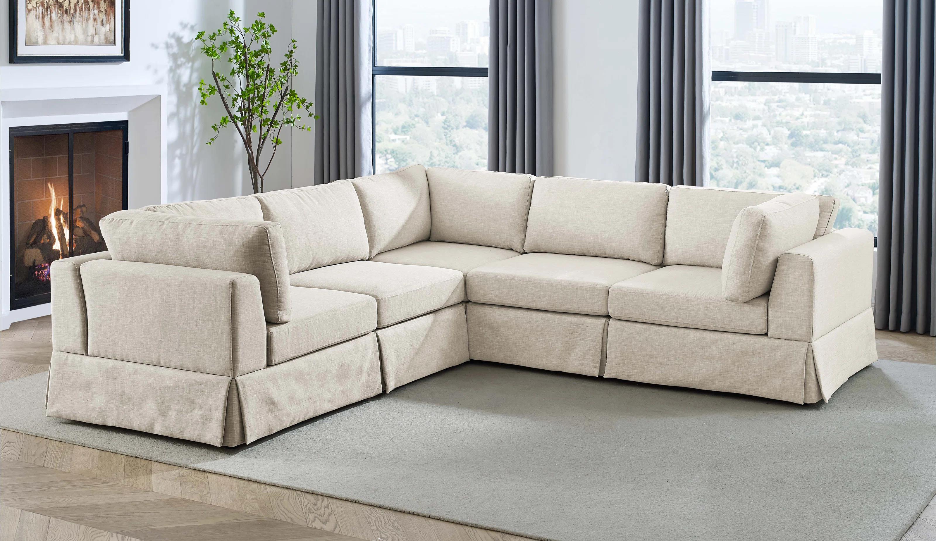 Arnon 5 Piece Upholstered Sectional thumbnail 2
