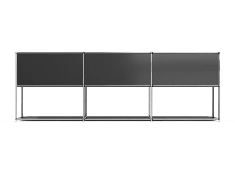 Wyman 89.56'' Wide 3 Shelf Credenza thumbnail 3