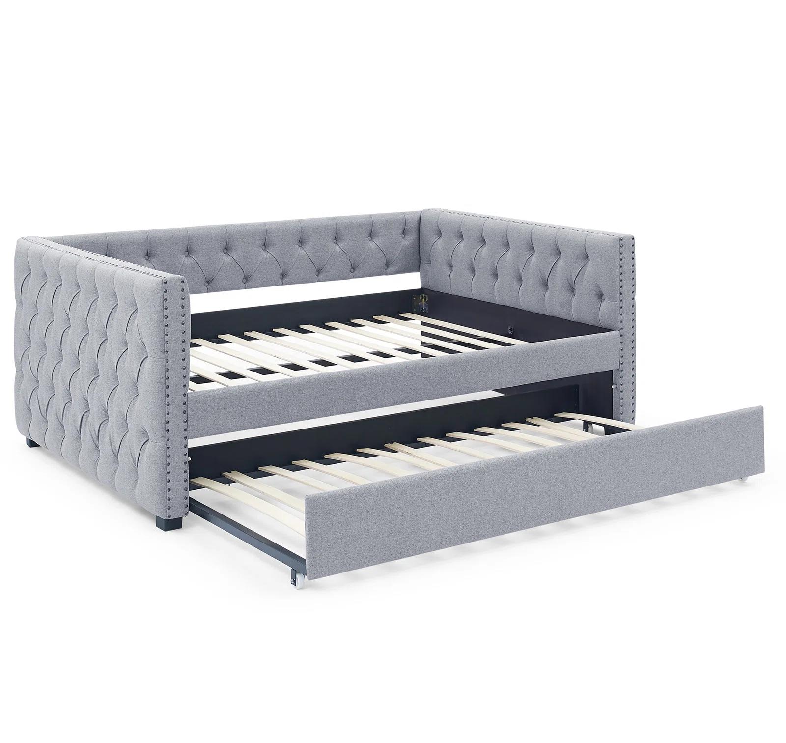 Upholstered Daybed with Trundle-Full thumbnail 5
