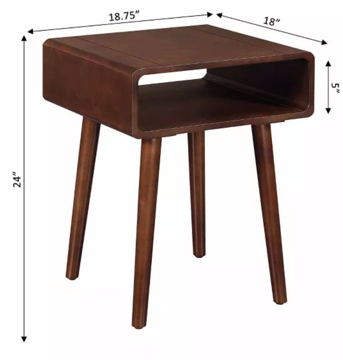 Napa Valley End Table with Shelf thumbnail 6