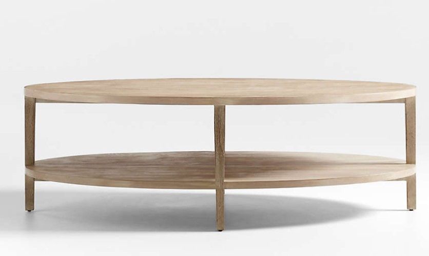Clairemont Oval Natural 60" Coffee Table thumbnail 3