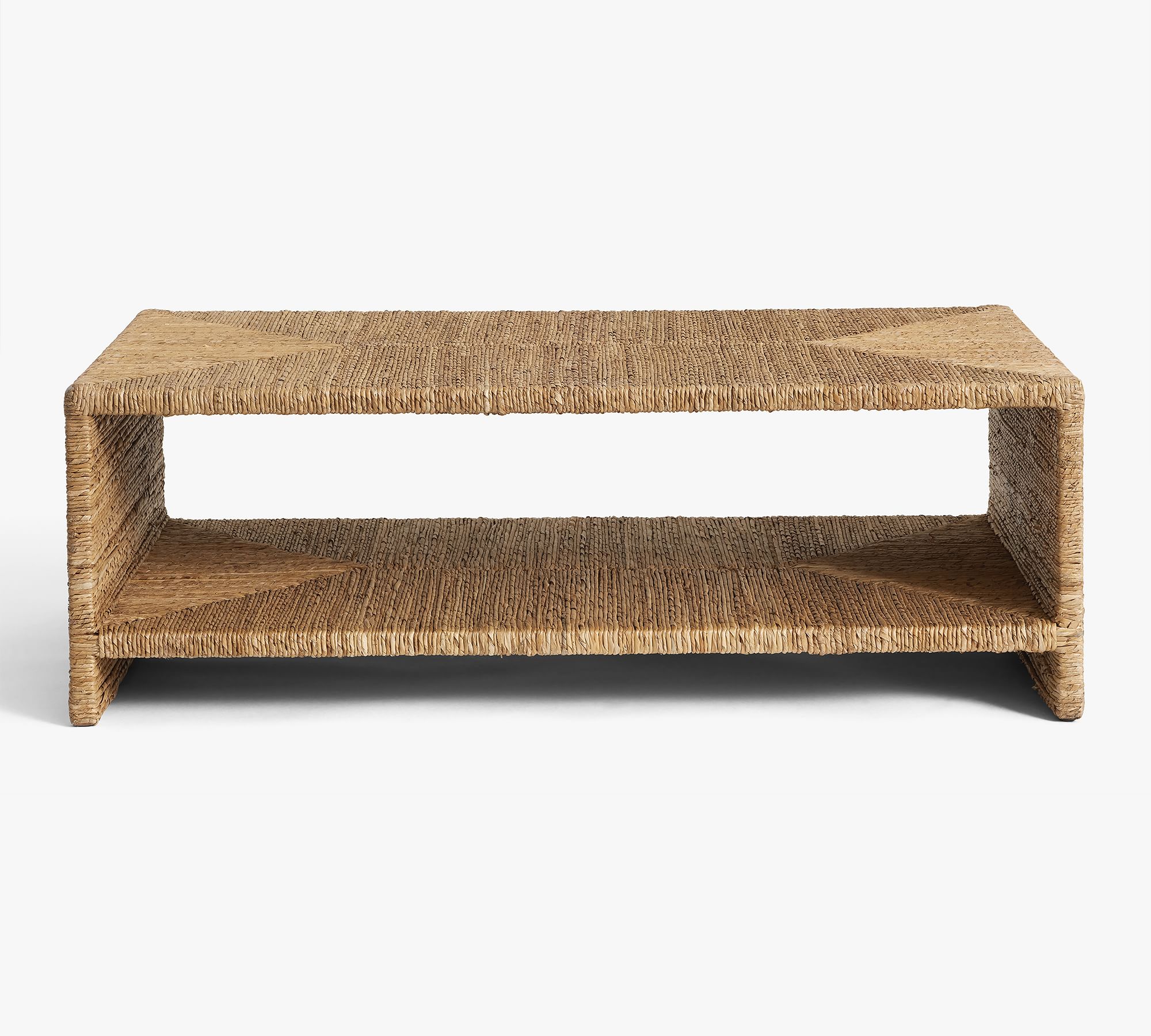 Malibu Rectangular Woven Coffee Table (48") thumbnail 5