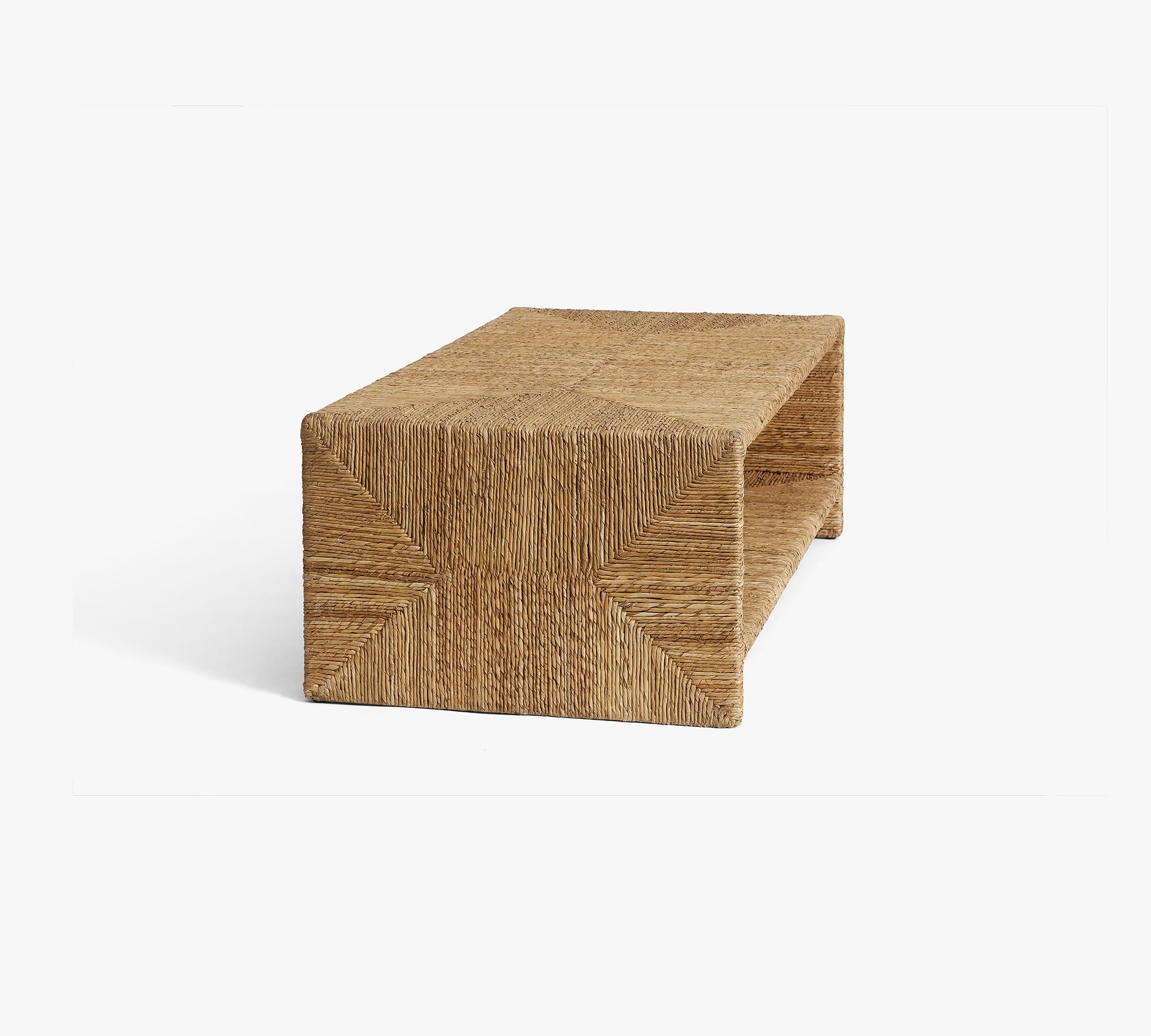 Malibu Rectangular Woven Coffee Table (48") thumbnail 6