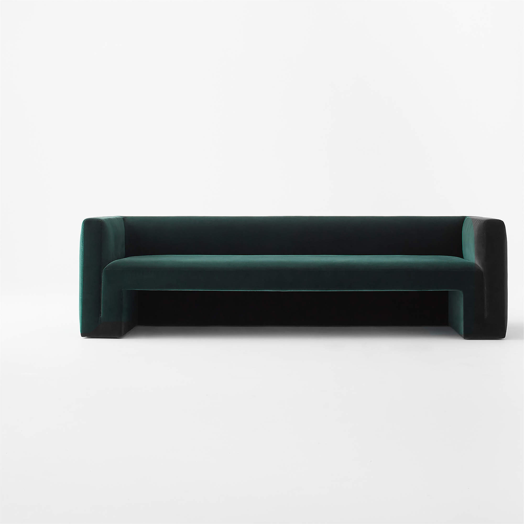 Matra Deep Teal Velvet Sofa thumbnail 3