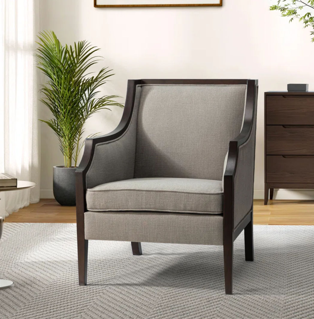 Akiyo Upholstered Armchair thumbnail 2