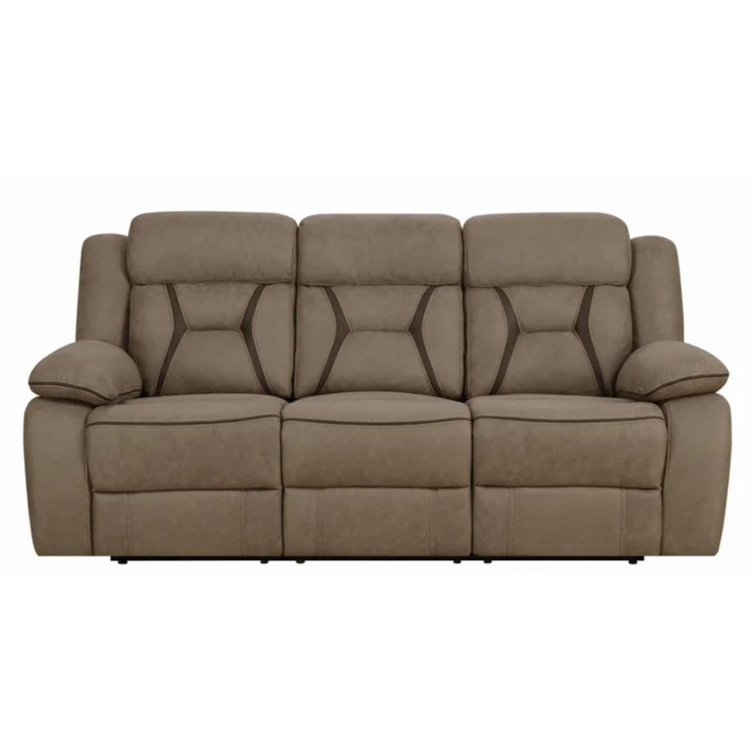Ava May Upholstered Reclining Sofa thumbnail 3