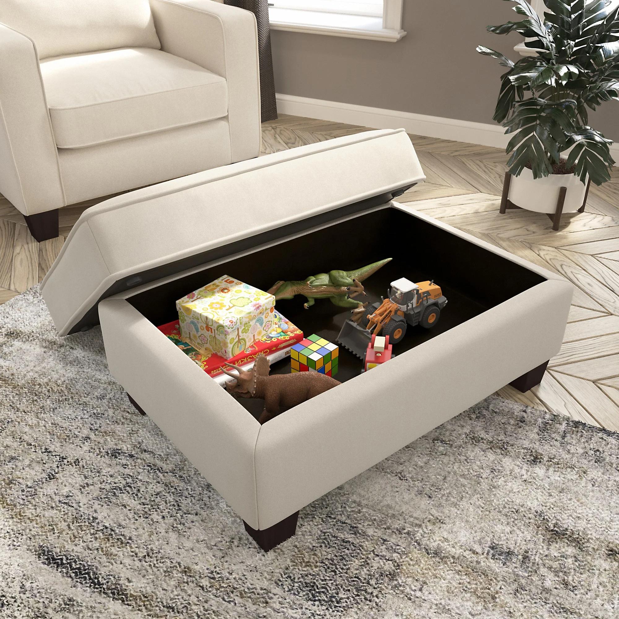 Alitza Upholstered Storage Ottoman thumbnail 3