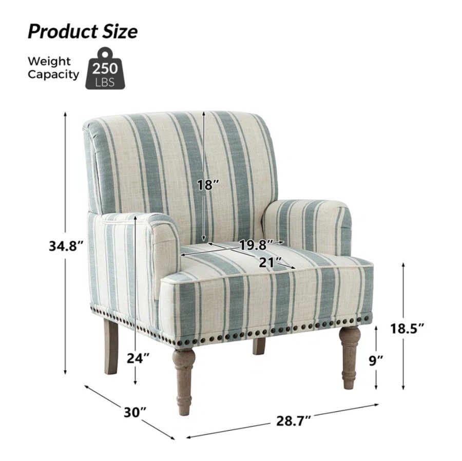 Arching Upholstered Armchair 1 thumbnail 5