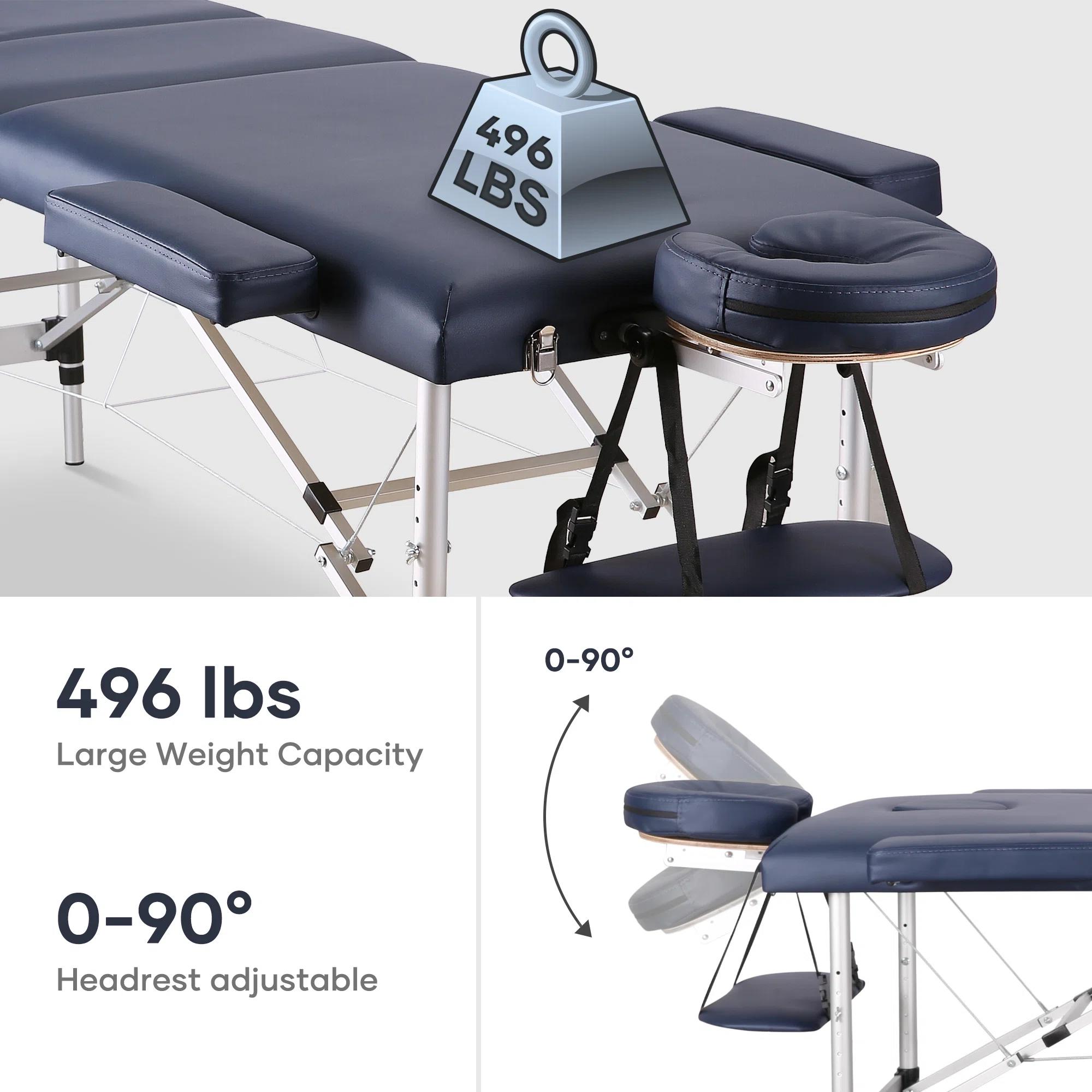 Massage Table Portable Massage Bed Lash Spa Tattoo Bed thumbnail 4