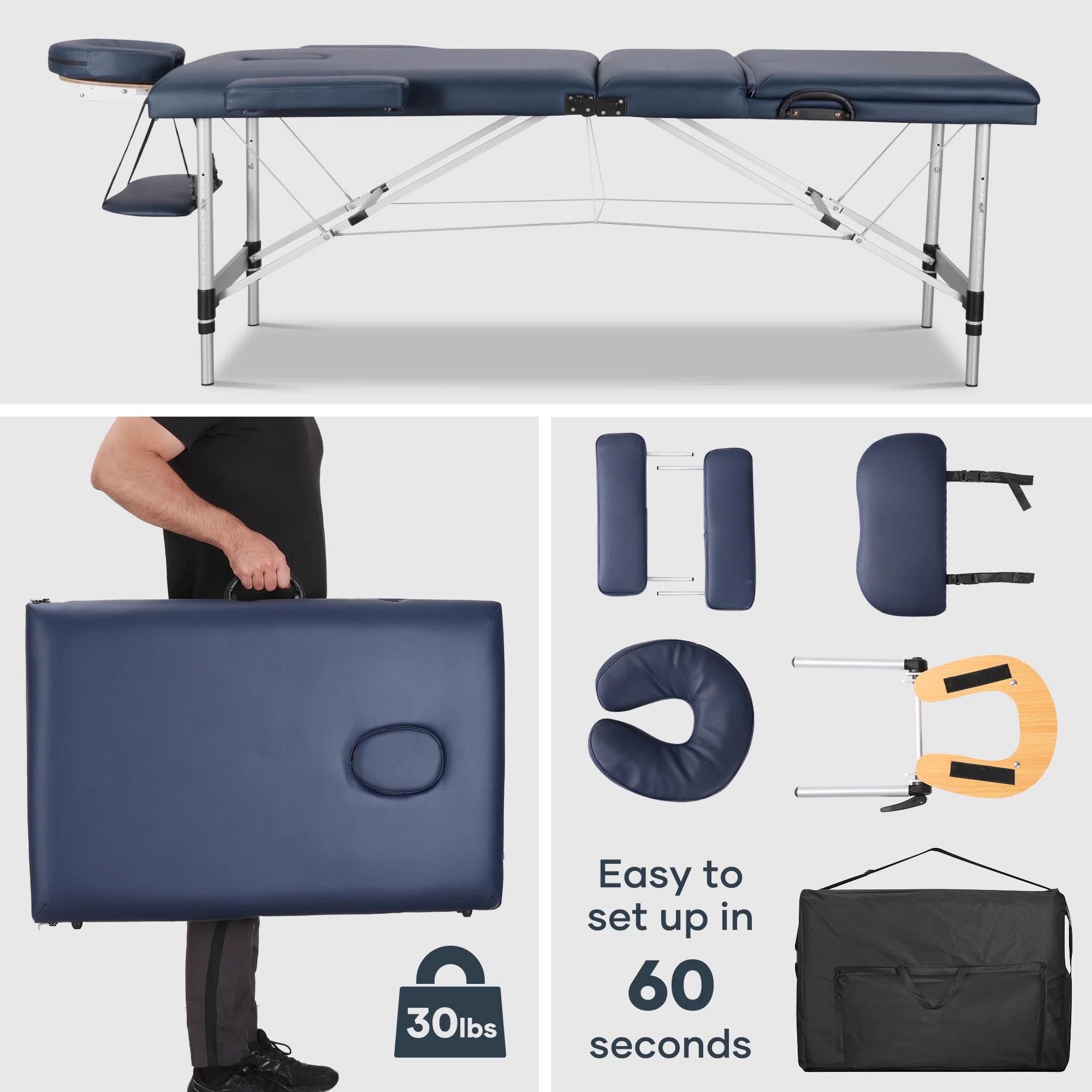 Massage Table Portable Massage Bed Lash Spa Tattoo Bed thumbnail 5