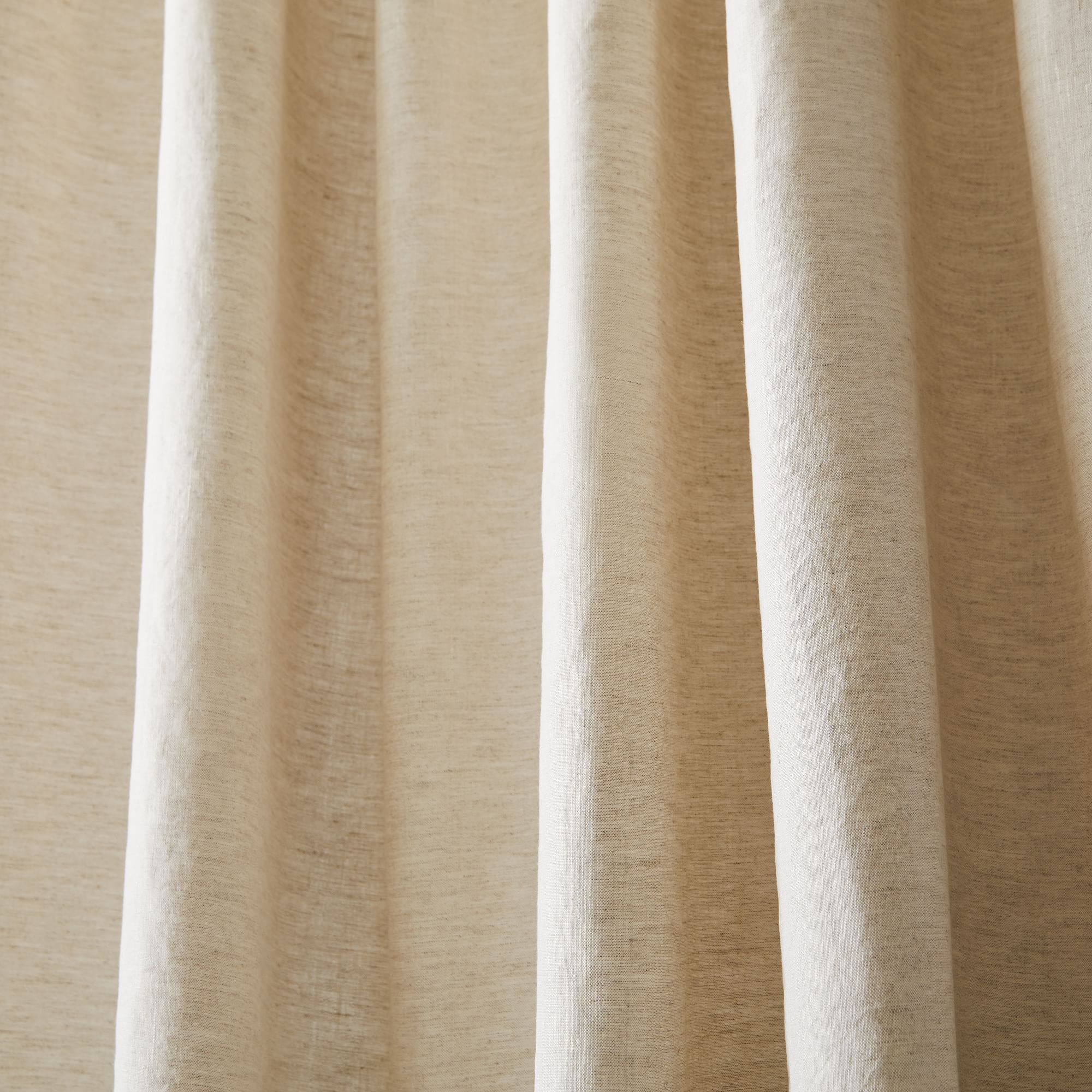 European Flax Linen Blackout Curtain-108" thumbnail 3