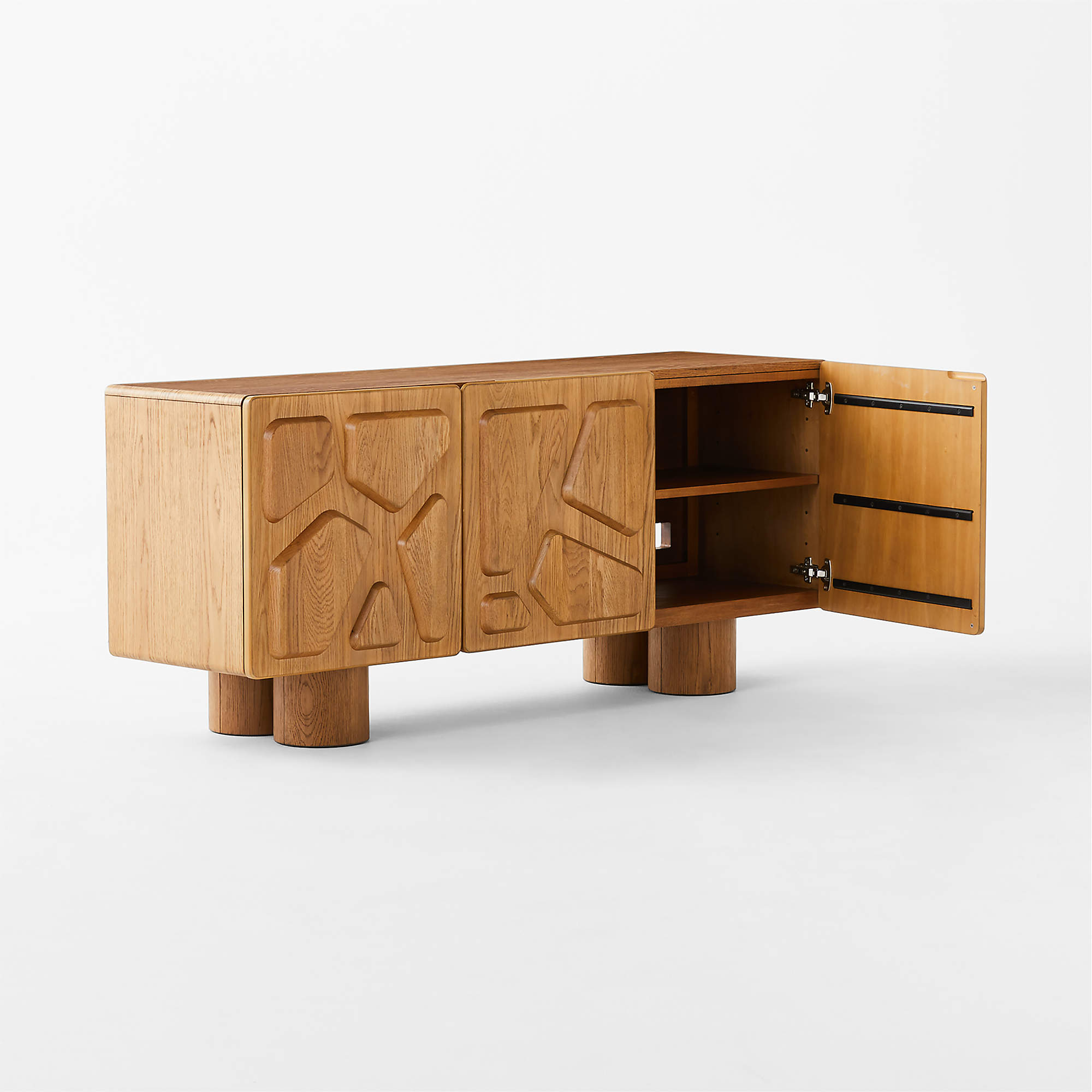 Perth Carved Wood Credenza thumbnail 5