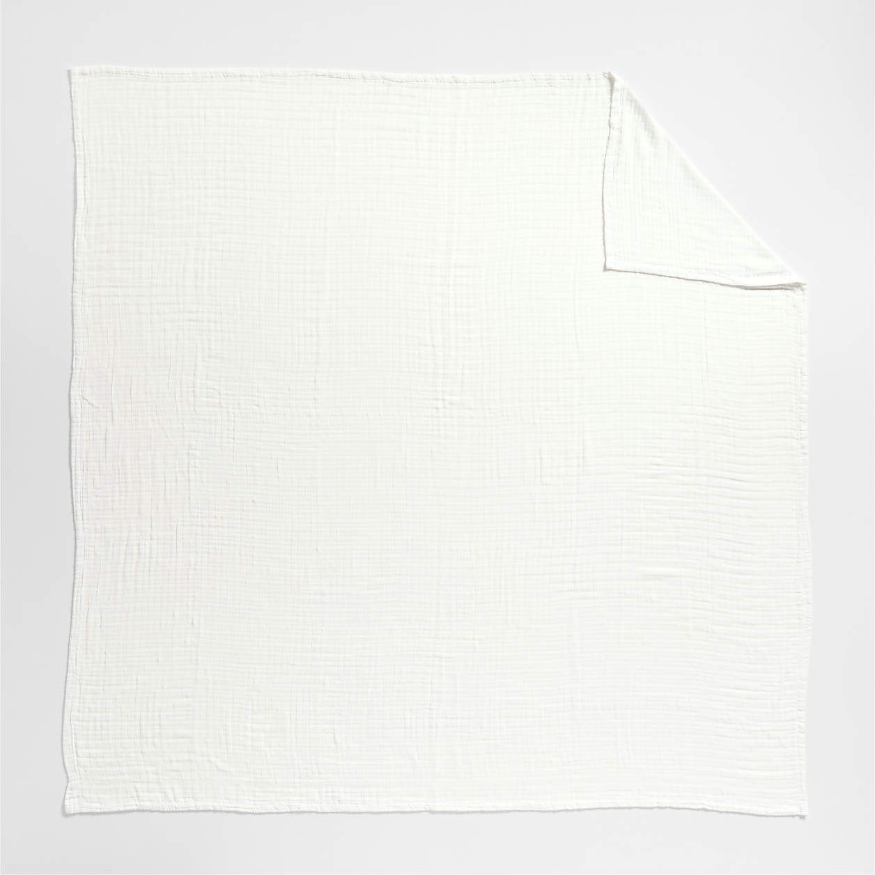 Ardine Organic Cotton Crisp White Bed Throw thumbnail 4