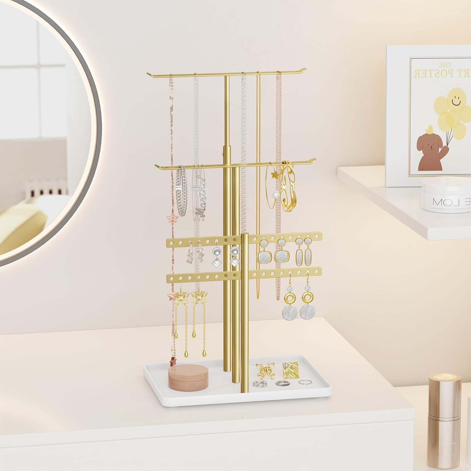 Susswiff Jewelry Holder Organizer Stand thumbnail 2