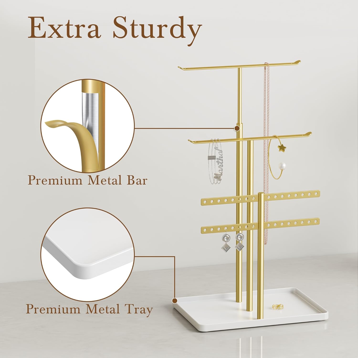 Susswiff Jewelry Holder Organizer Stand thumbnail 4