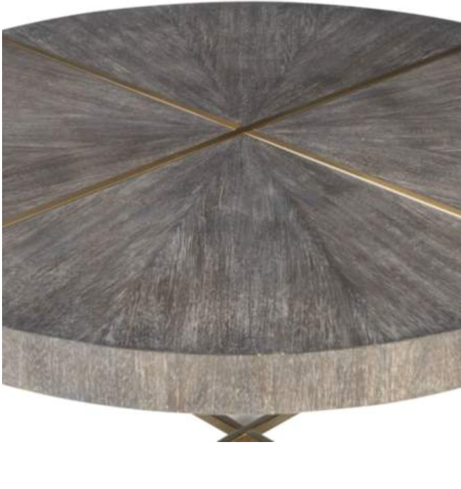 Uttermost Taja Washed Dark Walnut Round Coffee Table thumbnail 3