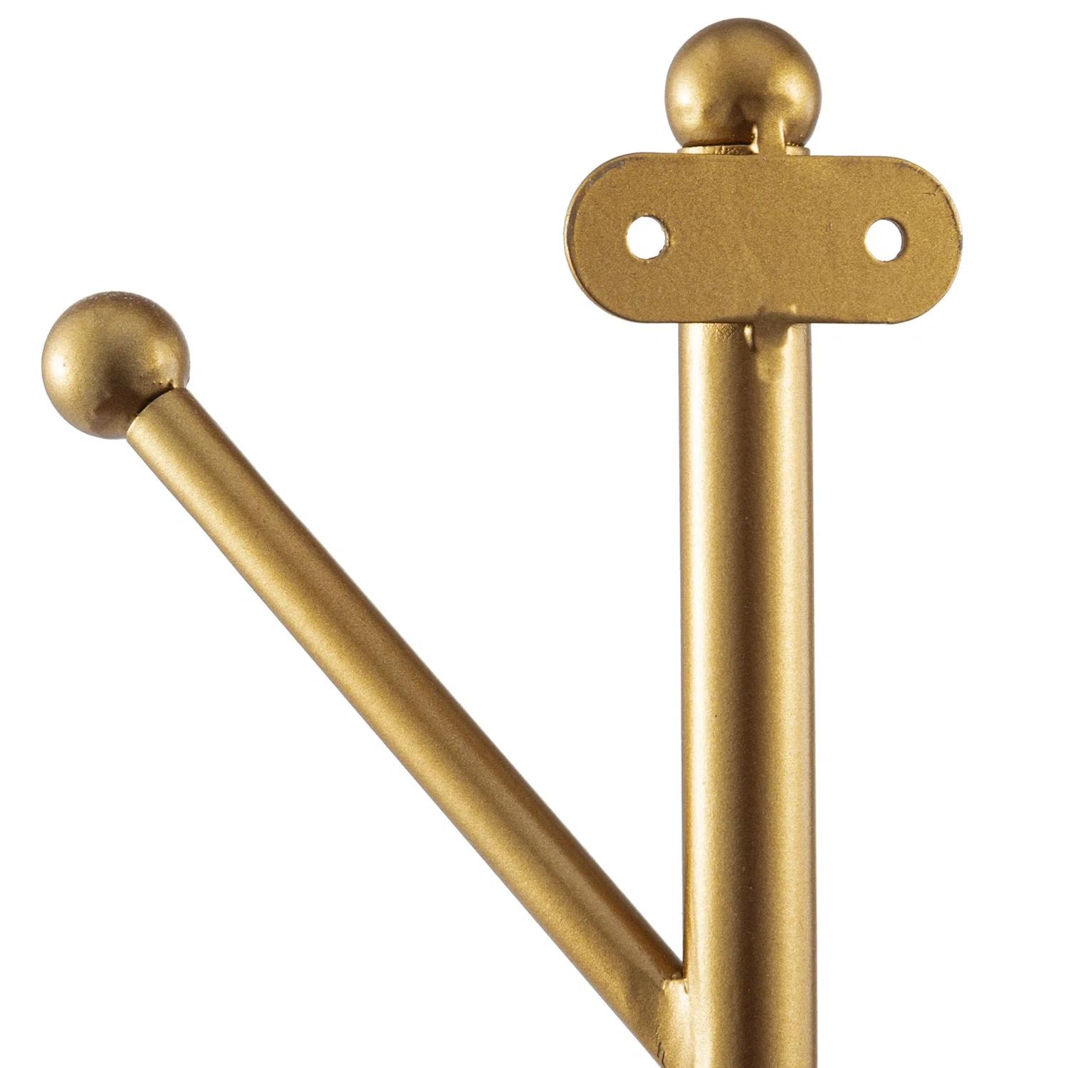 Cerstin Iron 6 Hook Wall Mounted Coat Rack thumbnail 4