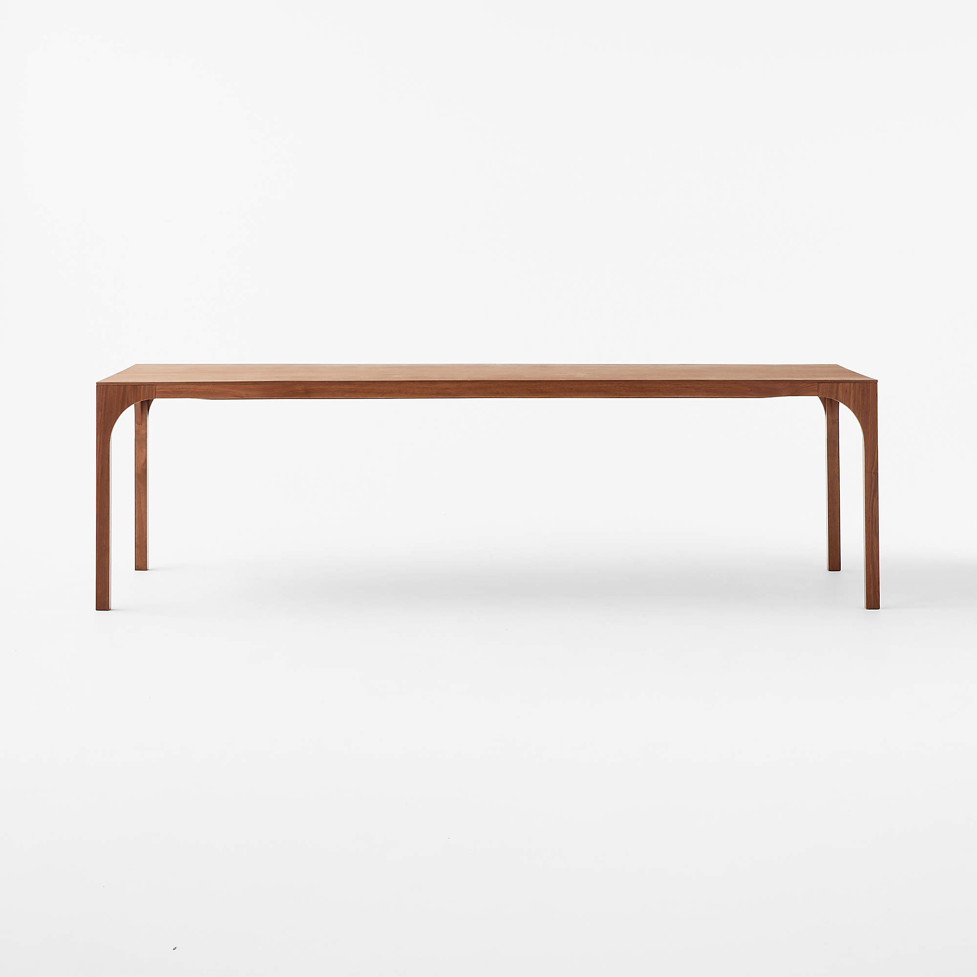 Aqua Virgo Rectangular Walnut Wood Dining Table thumbnail 2