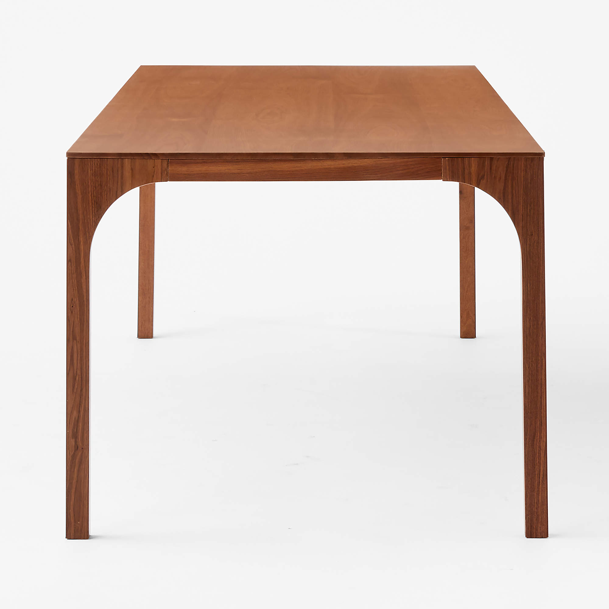 Aqua Virgo Rectangular Walnut Wood Dining Table thumbnail 3