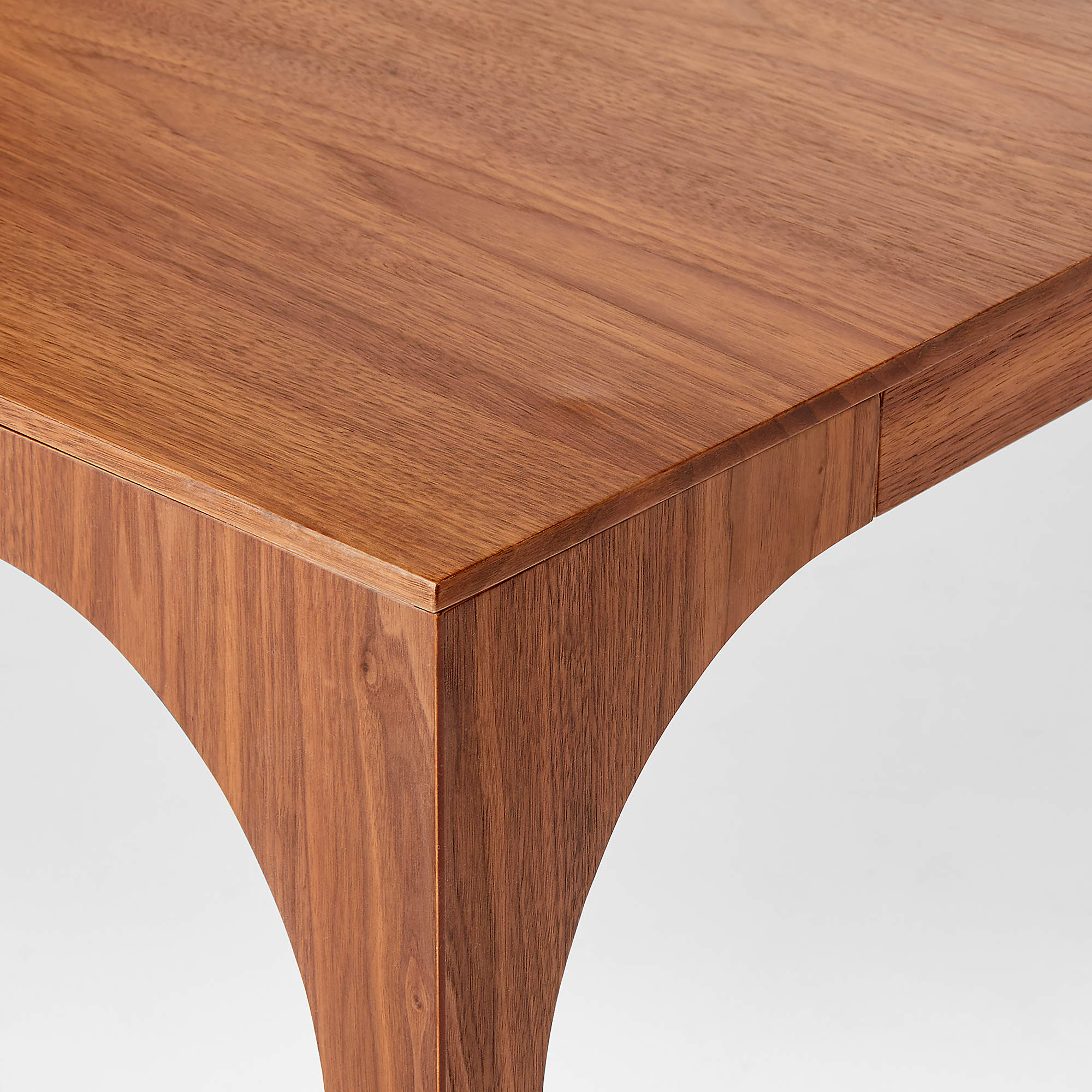 Aqua Virgo Rectangular Walnut Wood Dining Table thumbnail 4