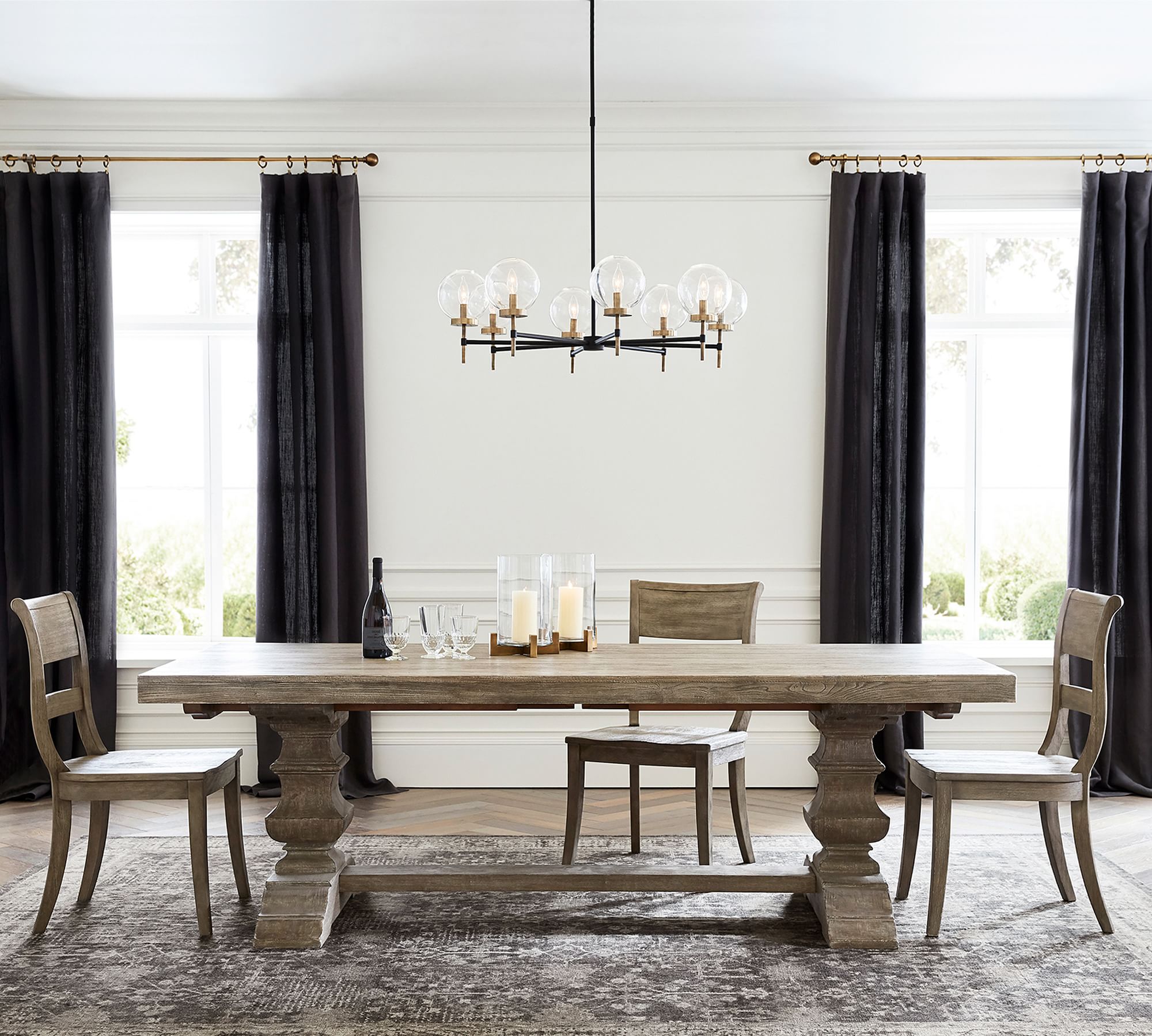 Banks Extendable Dining Table (76"-128") thumbnail 2