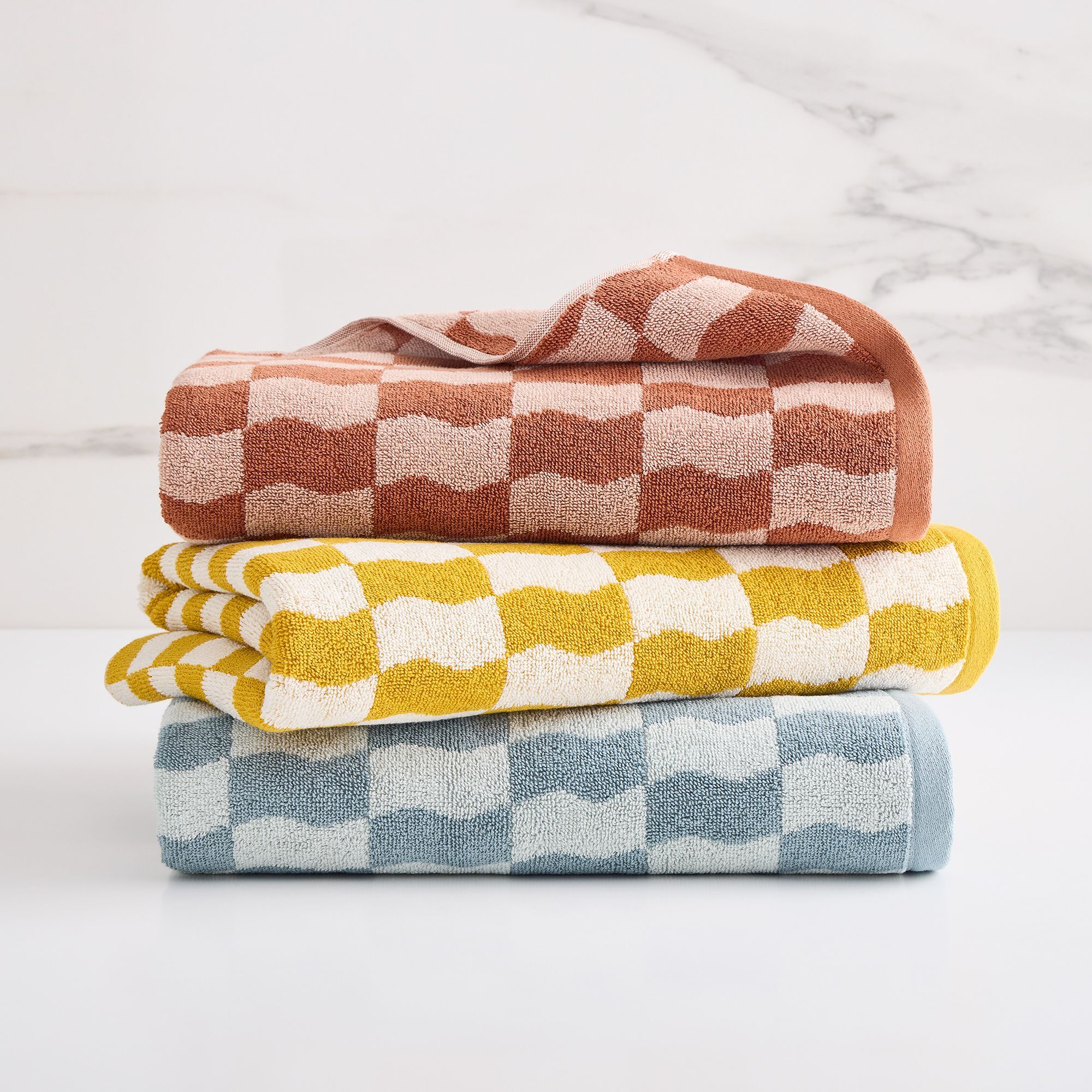 Wavy Blocks Towel thumbnail 2