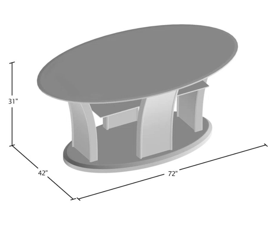 Cushing 42'' Pedestal Dining Table thumbnail 3