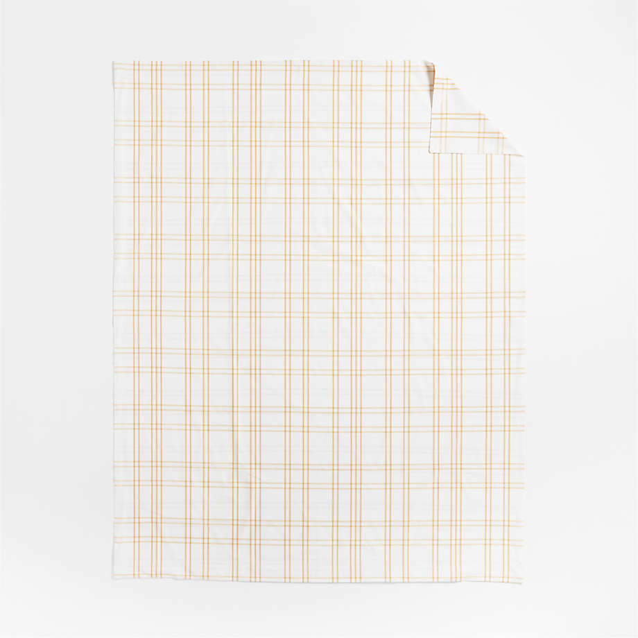 Stax Savannah Yellow Yarn Dyed Twin Duvet Cover thumbnail 2