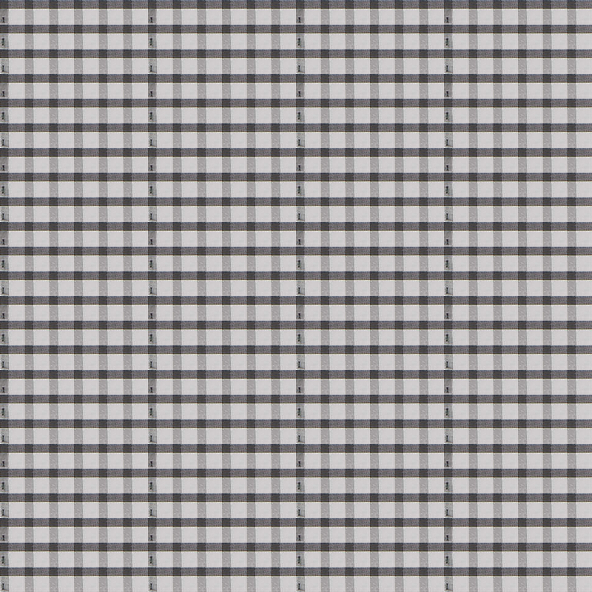 Kids Grey Windowpane Plaid Cotton Twin Quilt thumbnail 3