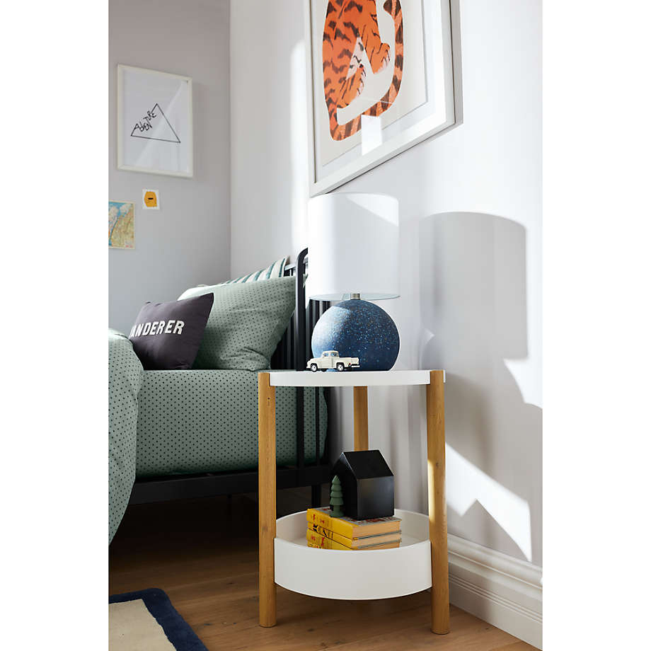 Dark Blue Terrazzo Kids Table Lamp thumbnail 2