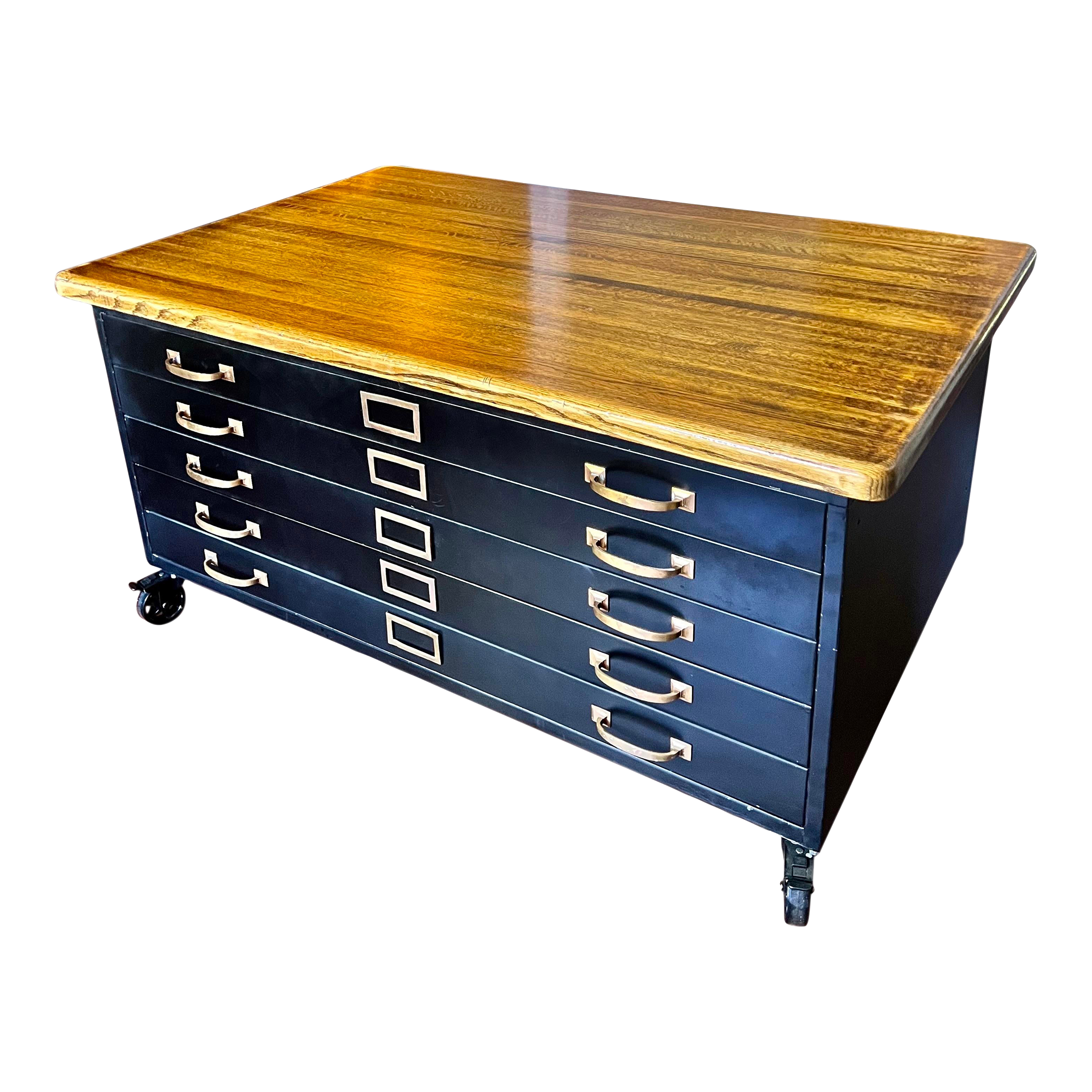 1940s Vintage Globe Wernicke Flat File Table thumbnail 7