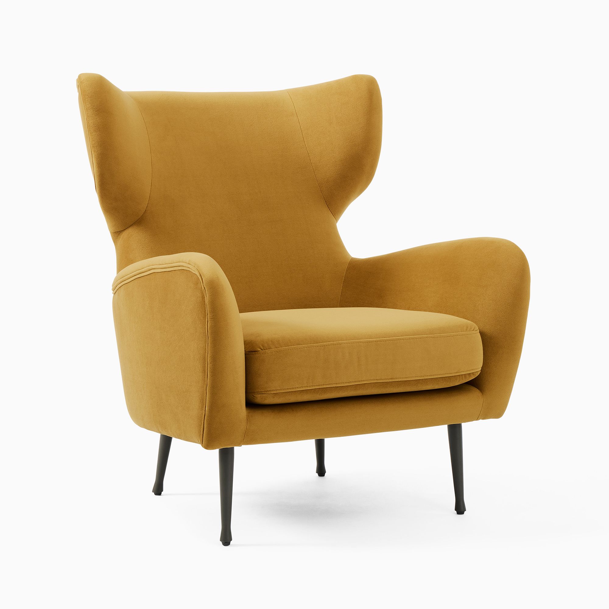 Lucia Wing Chair and Ottoman Set thumbnail 3