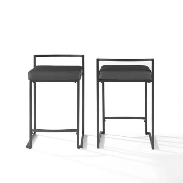 Set of 2 Harlowe Counter Height Barstools thumbnail 2