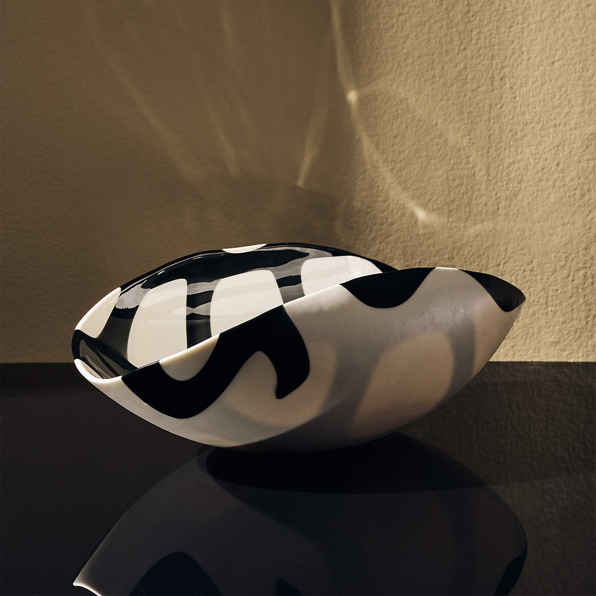 ZETA MURANO WHITE GLASS BOWL thumbnail 2