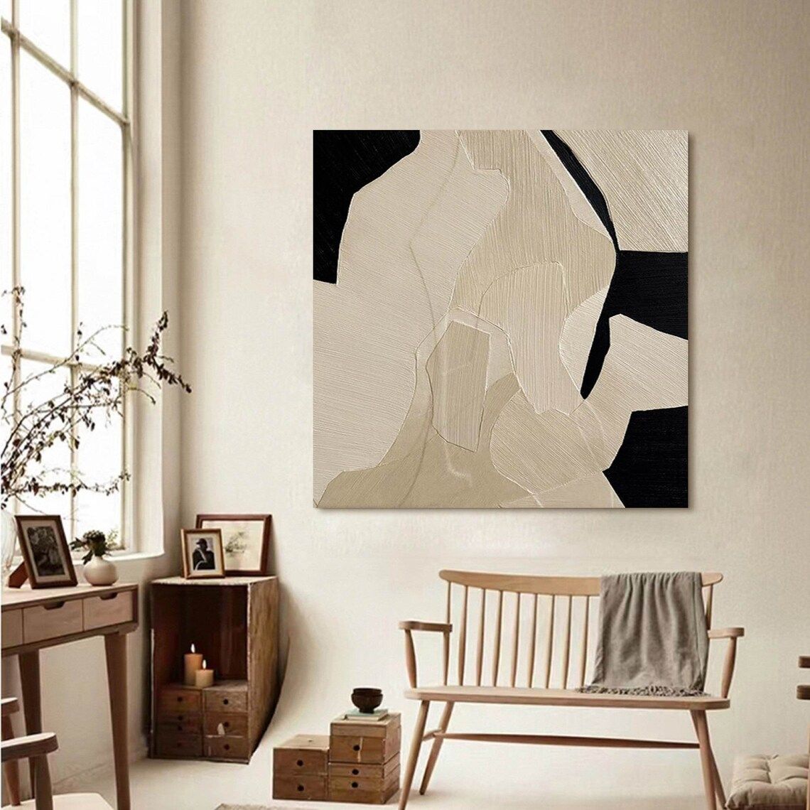 Beige Wabi Sabi Wall Art thumbnail 3