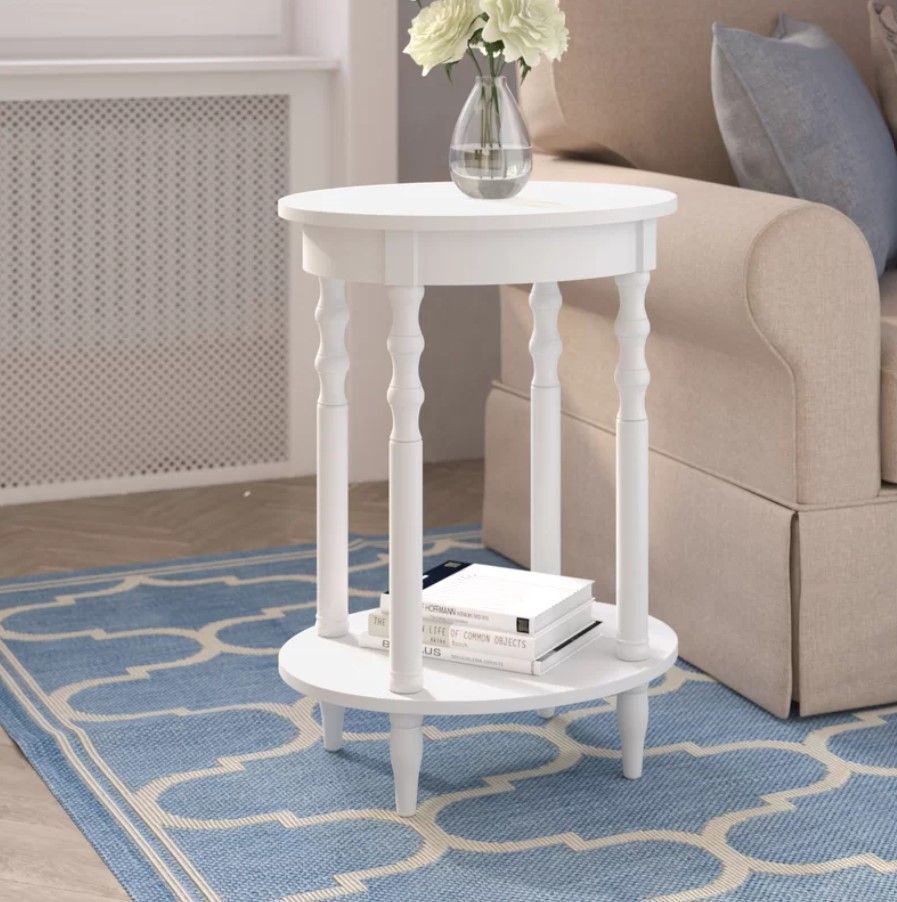 Moravian Solid Wood End Table thumbnail 2