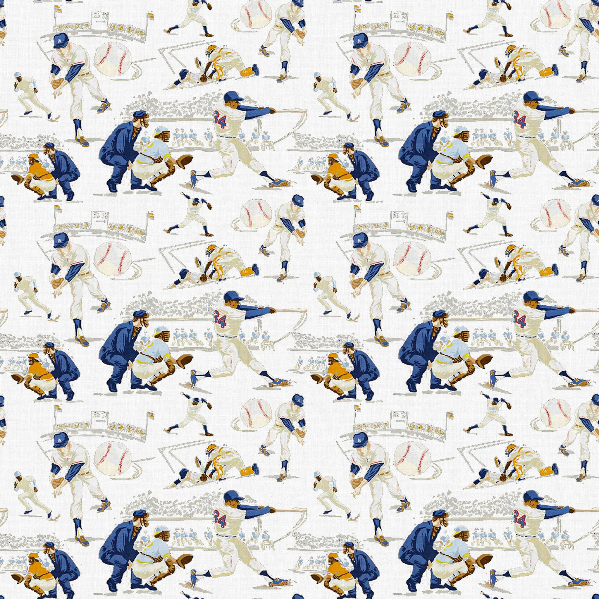 Vintage Baseball Organic Sheet Set & Pillowcases thumbnail 4