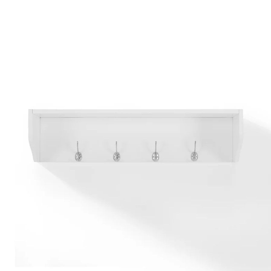 Crestshire Floating Shelf with Hooks thumbnail 3