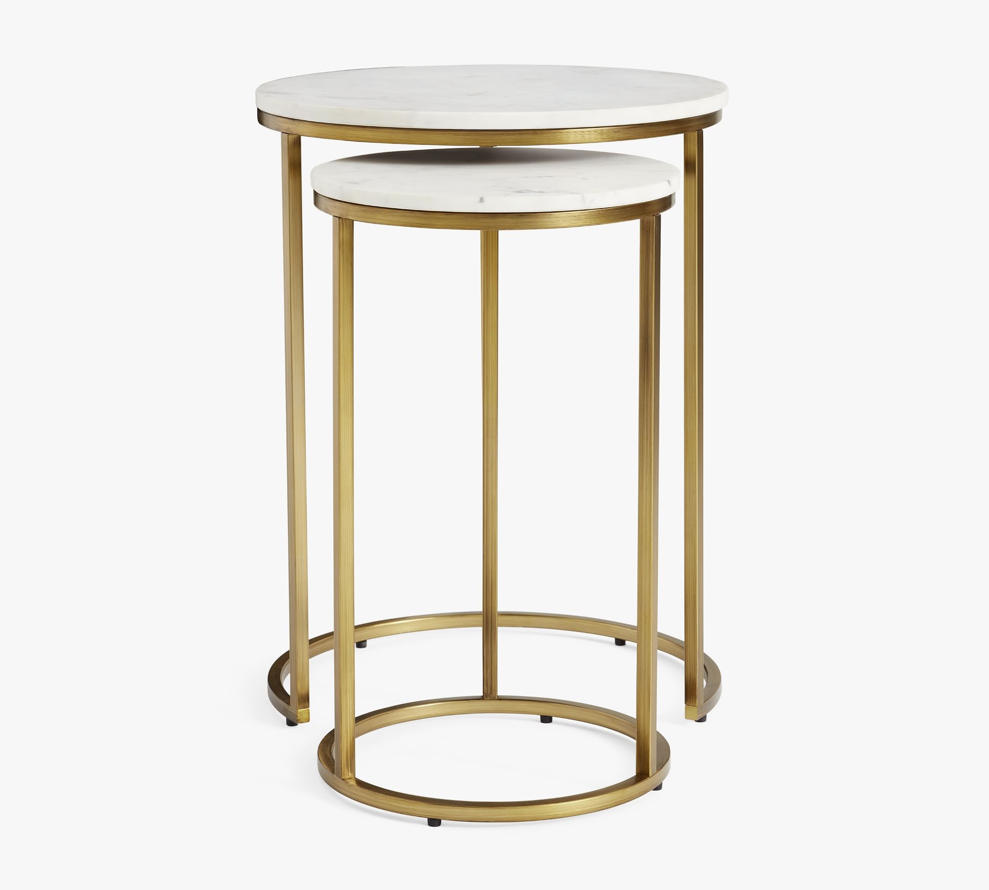 Delaney Round Marble Nesting End Table (18" ) thumbnail 6