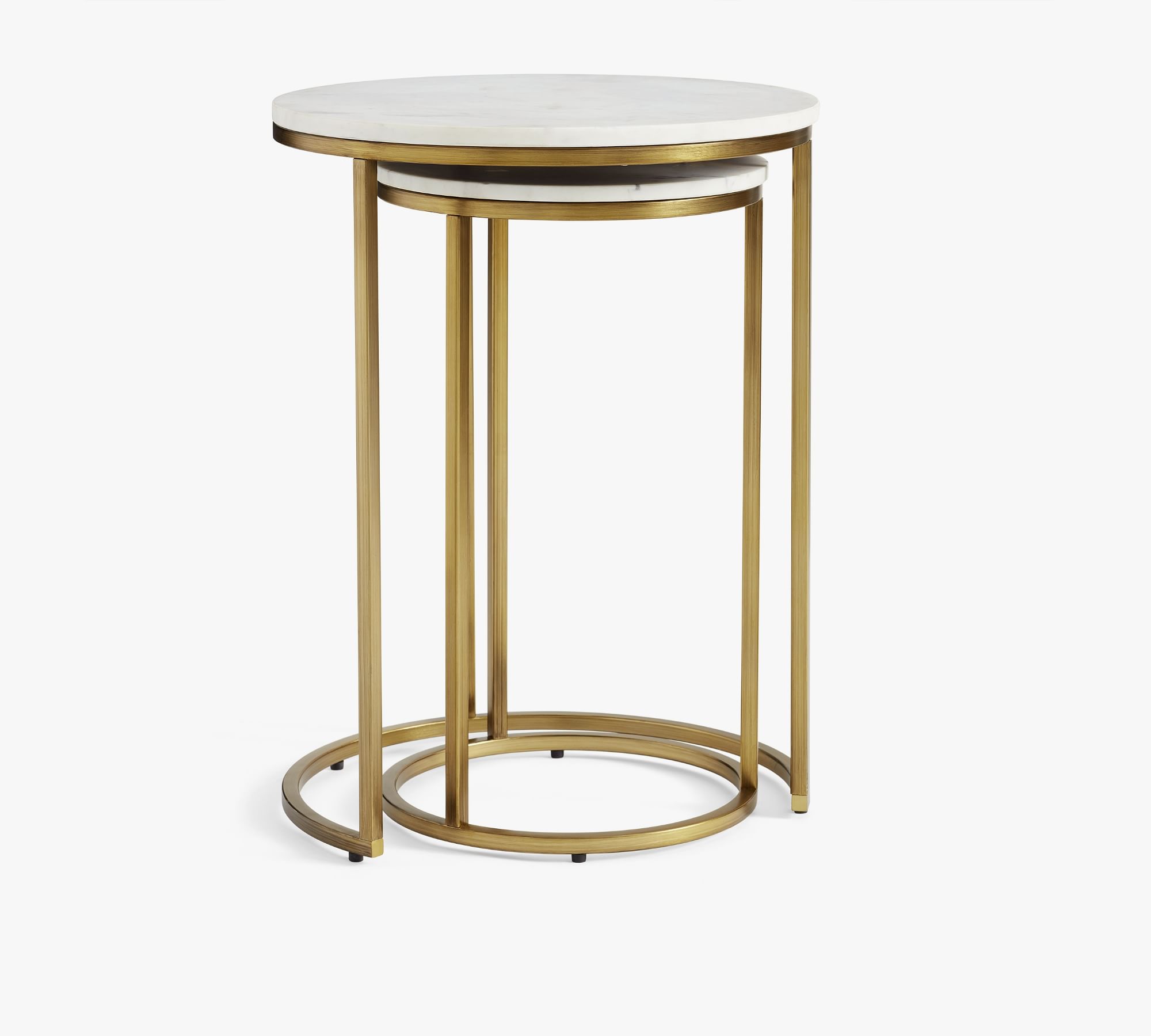 Delaney Round Marble Nesting End Table (18" ) thumbnail 7