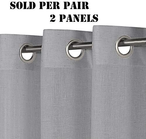 H VERSAILTEX Elegant Natural Linen Textured Curtains thumbnail 4