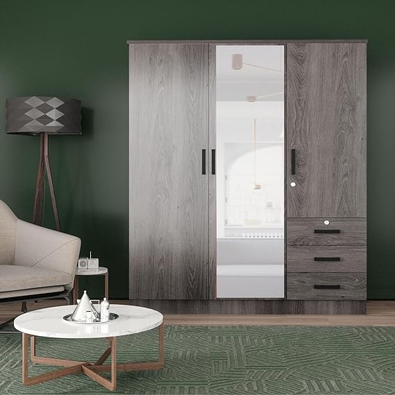 Better Home Products Violet Wardrobe Armoire Closet with Mirror thumbnail 2